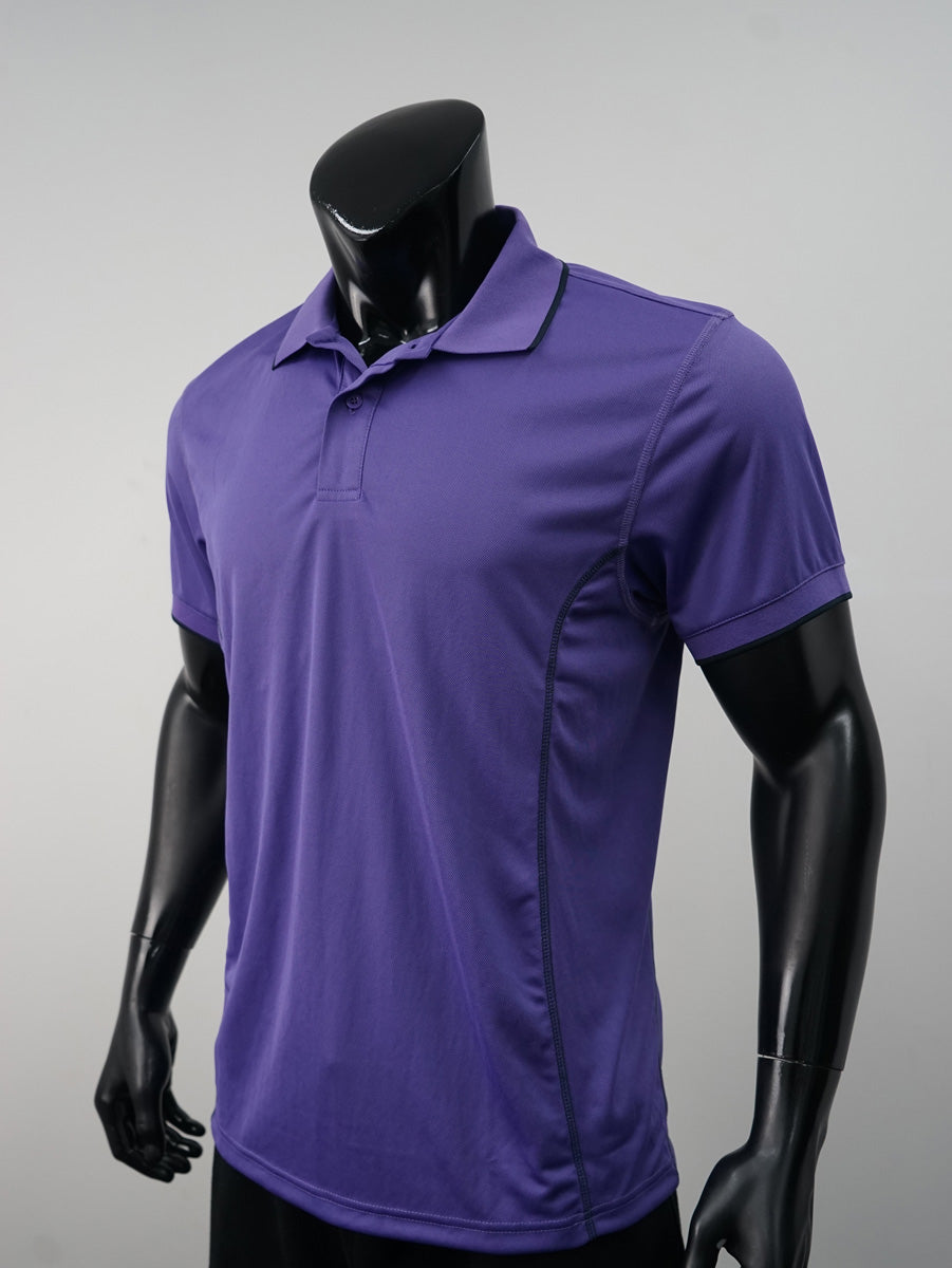 Stitch Feature Essentials-Mens Short Sleeve Polo detail