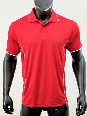 Stitch Feature Essentials-Mens Short Sleeve Polo detail