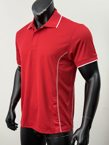 Stitch Feature Essentials-Mens Short Sleeve Polo detail