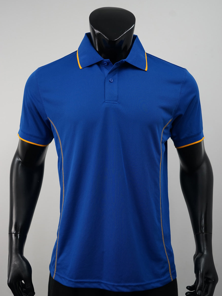 Stitch Feature Essentials-Mens Short Sleeve Polo detail