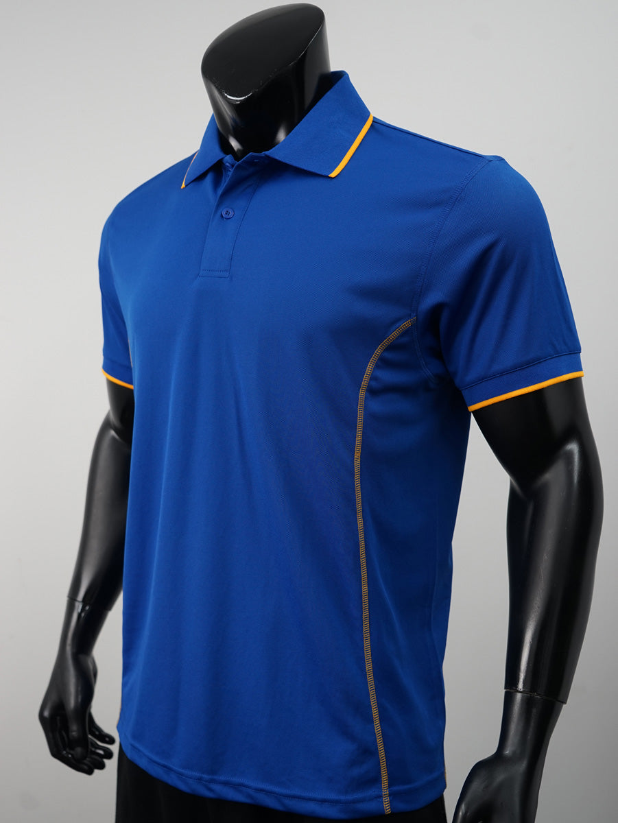 Stitch Feature Essentials-Mens Short Sleeve Polo detail