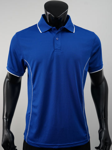Stitch Feature Essentials-Mens Short Sleeve Polo detail