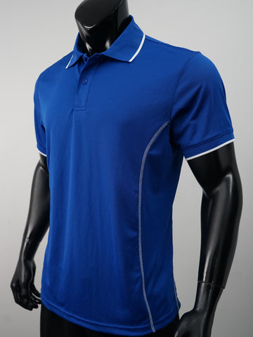Stitch Feature Essentials-Mens Short Sleeve Polo detail