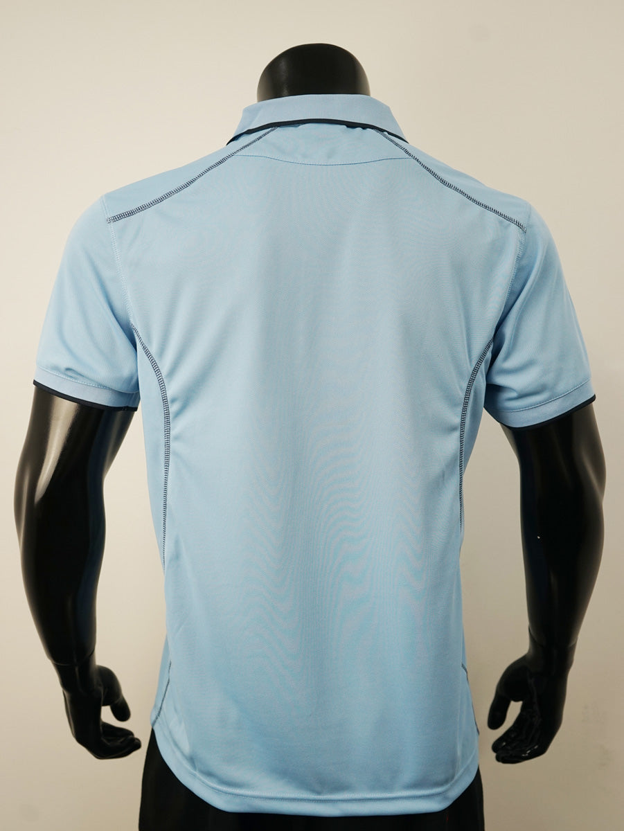 Stitch Feature Essentials-Mens Short Sleeve Polo detail