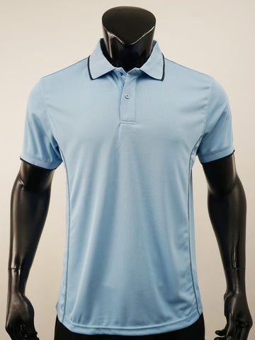 Stitch Feature Essentials-Mens Short Sleeve Polo detail
