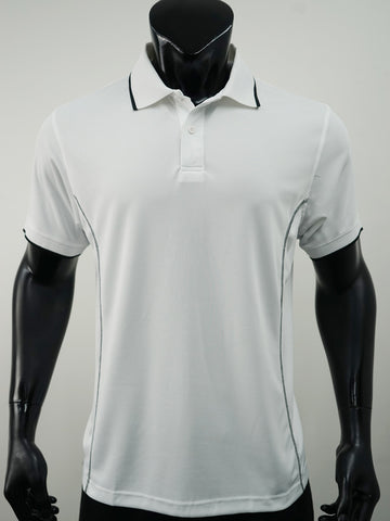 Stitch Feature Essentials-Mens Short Sleeve Polo detail