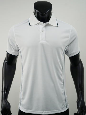 Stitch Feature Essentials-Mens Short Sleeve Polo detail