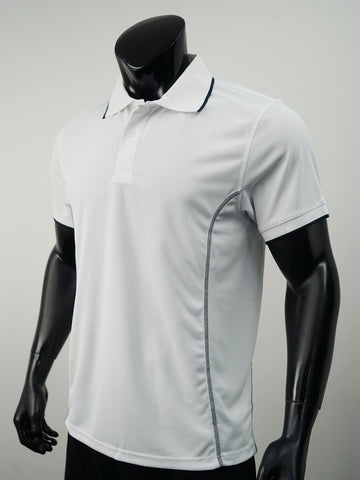 Stitch Feature Essentials-Mens Short Sleeve Polo detail