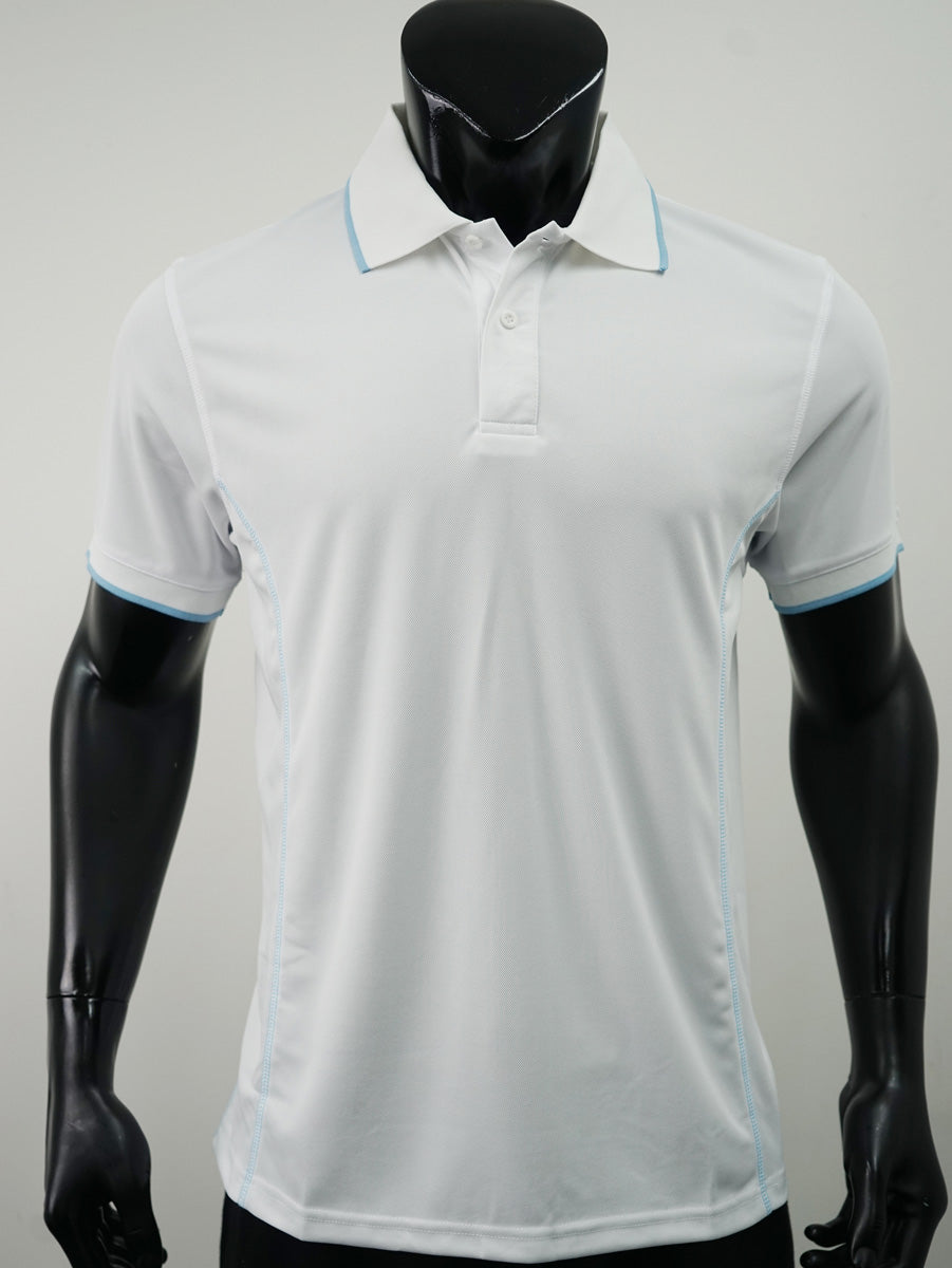Stitch Feature Essentials-Mens Short Sleeve Polo detail