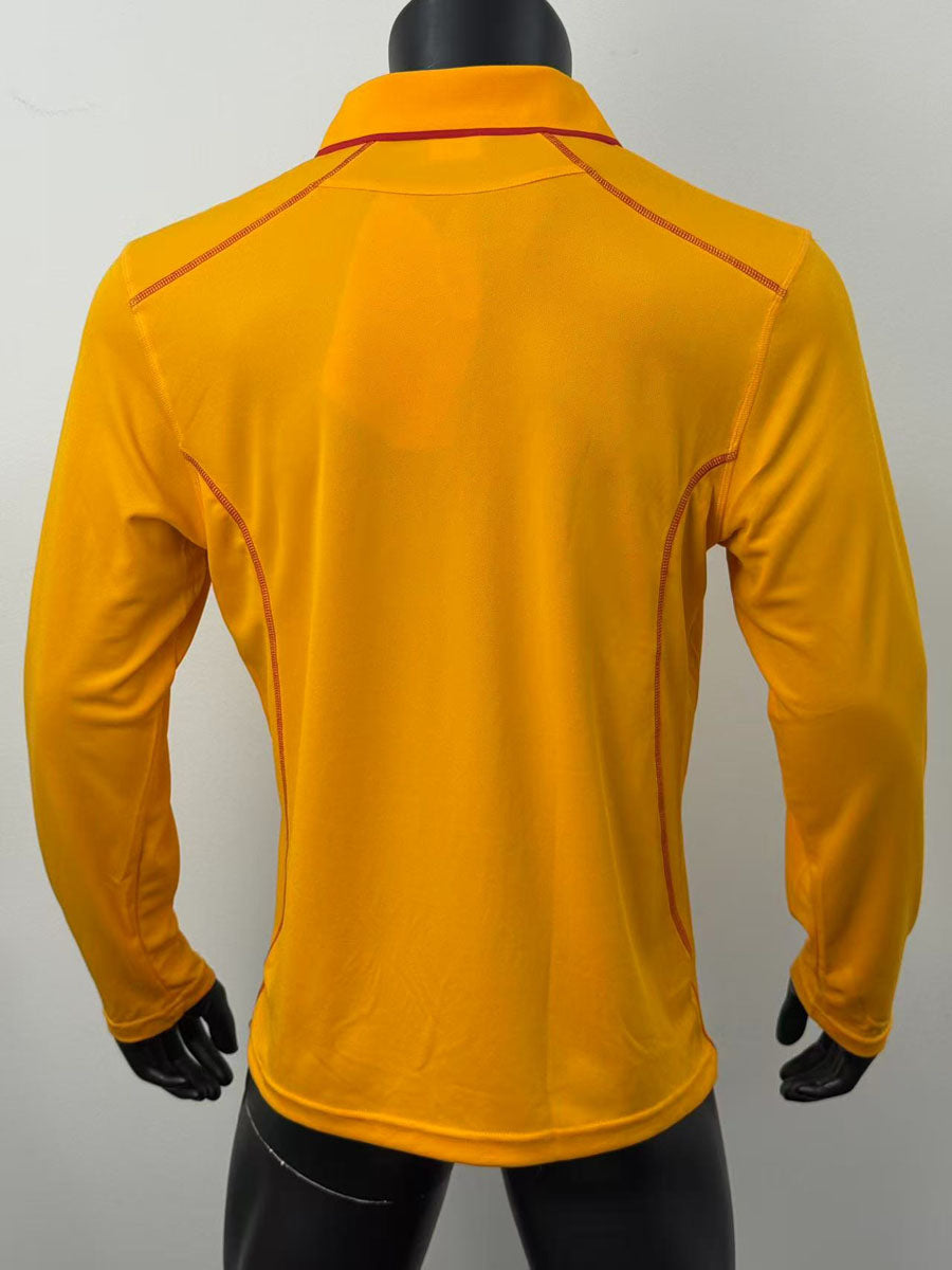 Stitch Feature Essentials-Unisex Adults L/S Polo detail