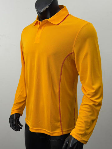 Stitch Feature Essentials-Unisex Adults L/S Polo detail