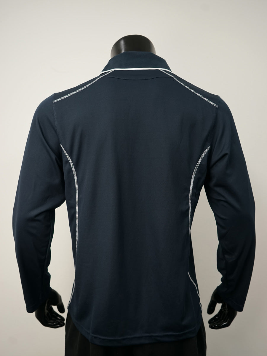 Stitch Feature Essentials-Unisex Adults L/S Polo detail