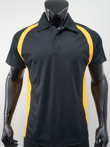 Team Essentials-Mens Short Sleeve Contrast Panel Polo detail