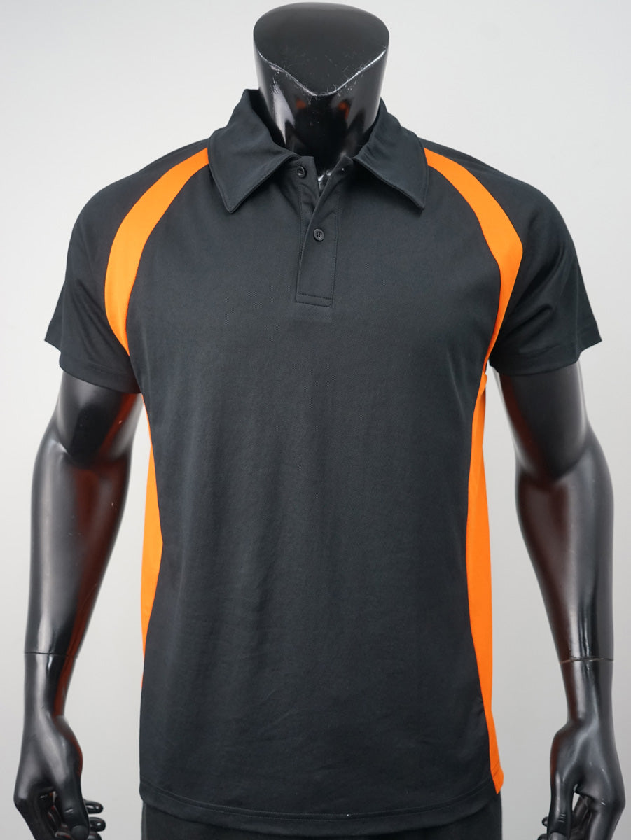 Team Essentials-Mens Short Sleeve Contrast Panel Polo detail