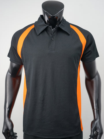Team Essentials-Mens Short Sleeve Contrast Panel Polo detail