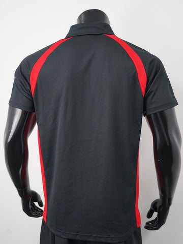 Team Essentials-Mens Short Sleeve Contrast Panel Polo detail