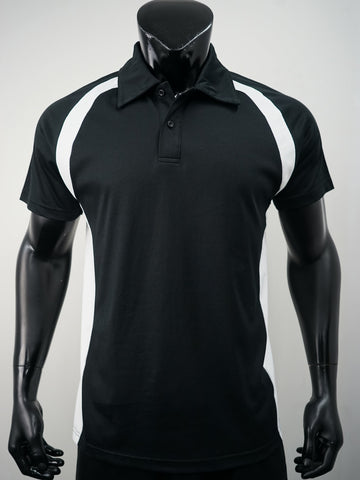 Team Essentials-Mens Short Sleeve Contrast Panel Polo detail