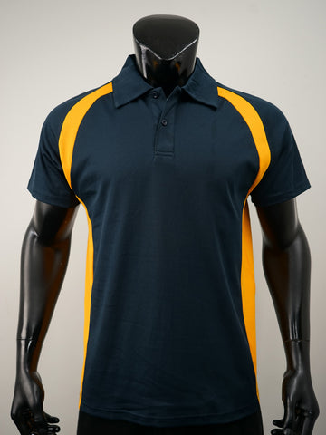 Team Essentials-Mens Short Sleeve Contrast Panel Polo detail