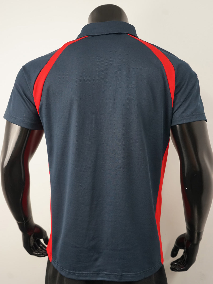 Team Essentials-Mens Short Sleeve Contrast Panel Polo detail