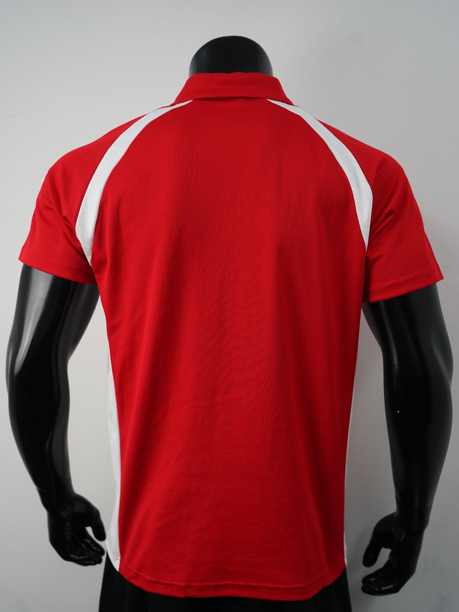 Team Essentials-Mens Short Sleeve Contrast Panel Polo detail
