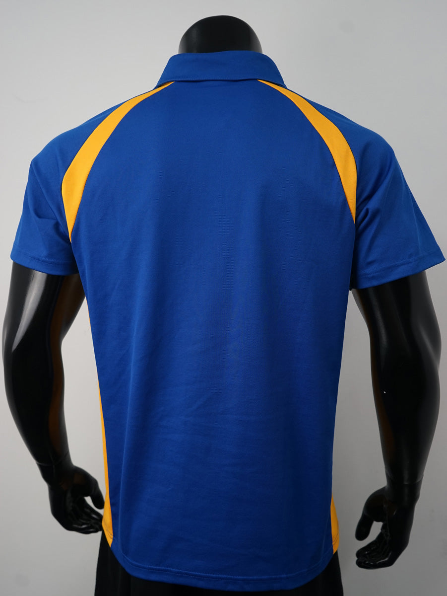 Team Essentials-Mens Short Sleeve Contrast Panel Polo detail