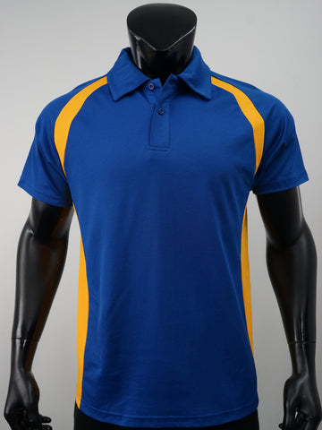Team Essentials-Mens Short Sleeve Contrast Panel Polo detail