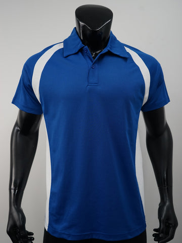 Team Essentials-Mens Short Sleeve Contrast Panel Polo detail