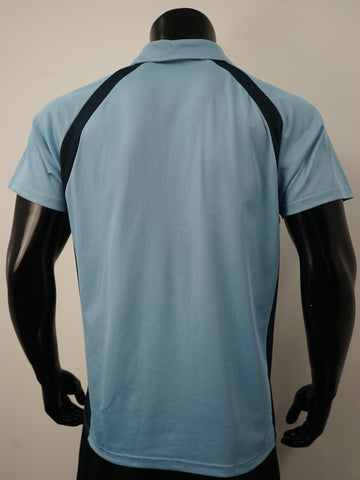 Team Essentials-Mens Short Sleeve Contrast Panel Polo detail