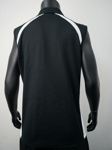 Team Essentials-Ladies Sleeveless Contrast Polo detail