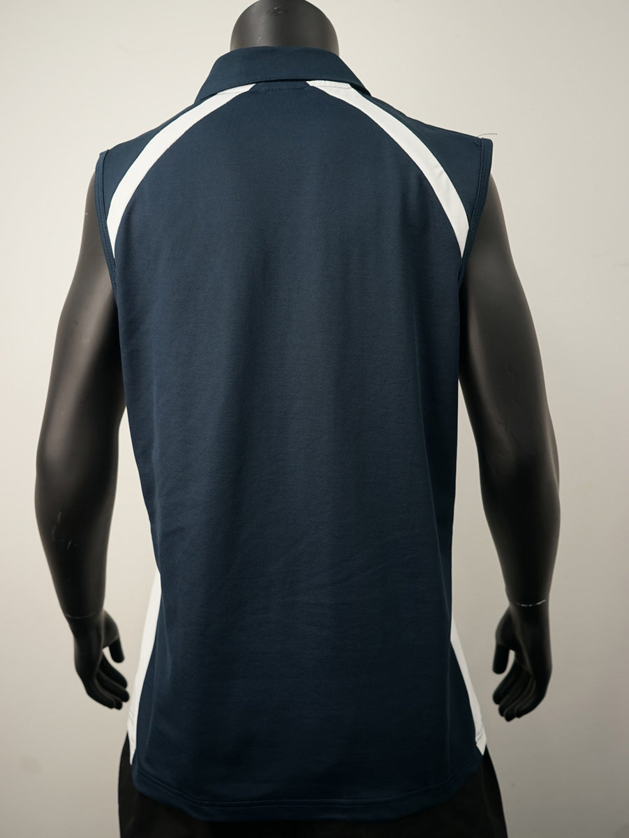 Team Essentials-Ladies Sleeveless Contrast Polo detail