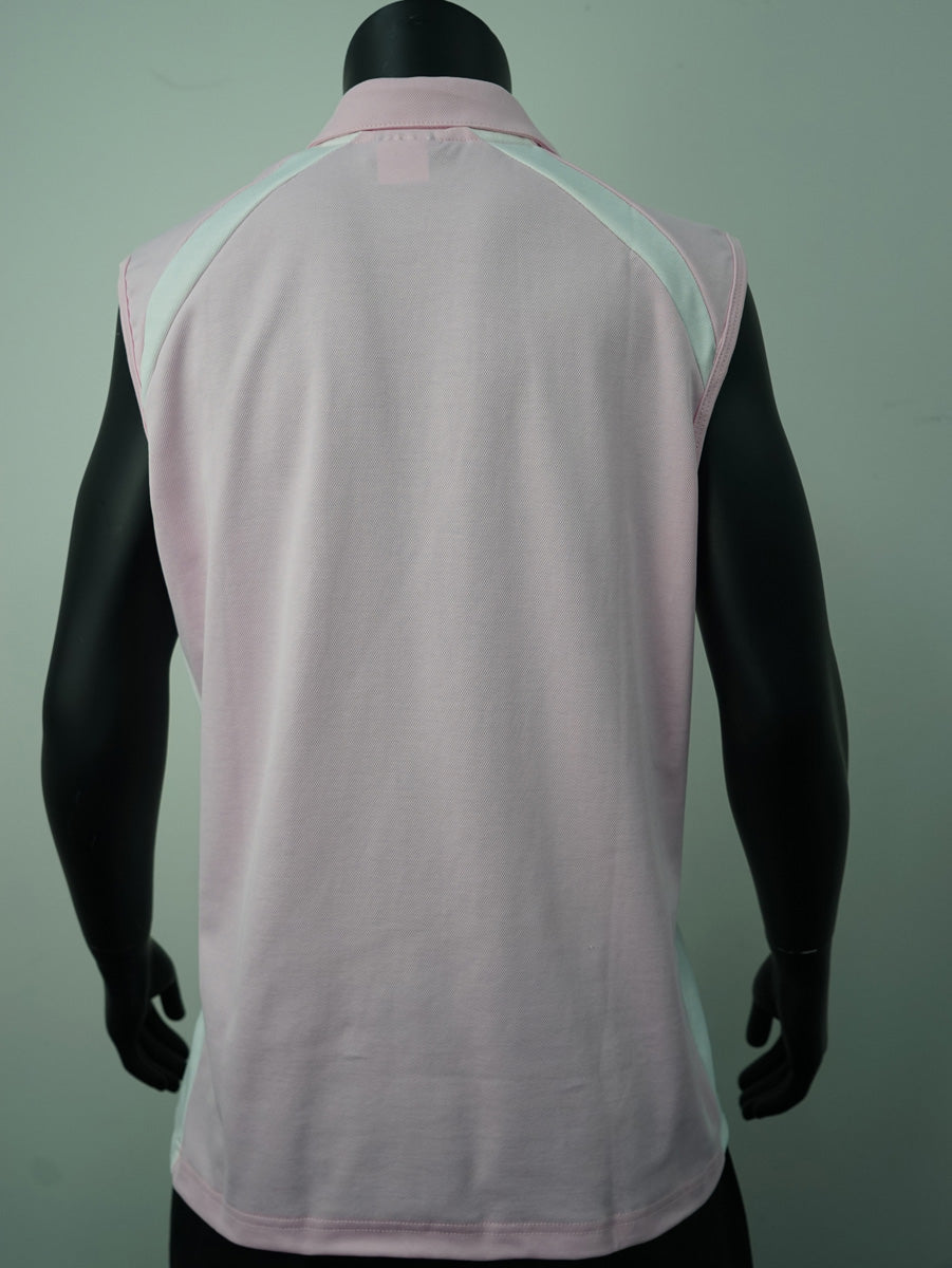 Team Essentials-Ladies Sleeveless Contrast Polo detail