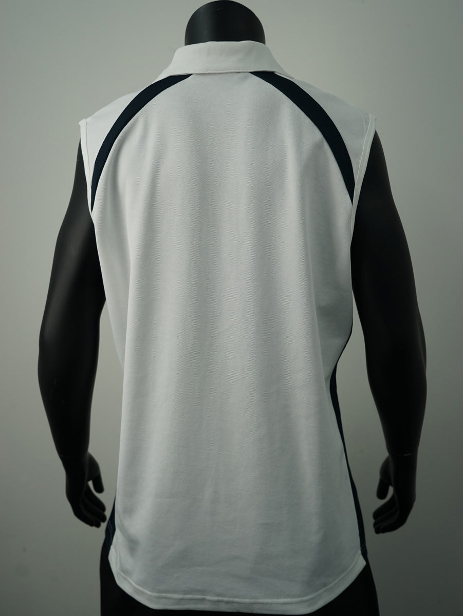 Team Essentials-Ladies Sleeveless Contrast Polo detail
