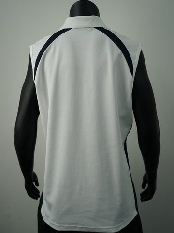 Team Essentials-Ladies Sleeveless Contrast Polo detail