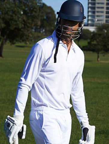 Unisex Adults Long Sleeve Cricket Polo, Bocini