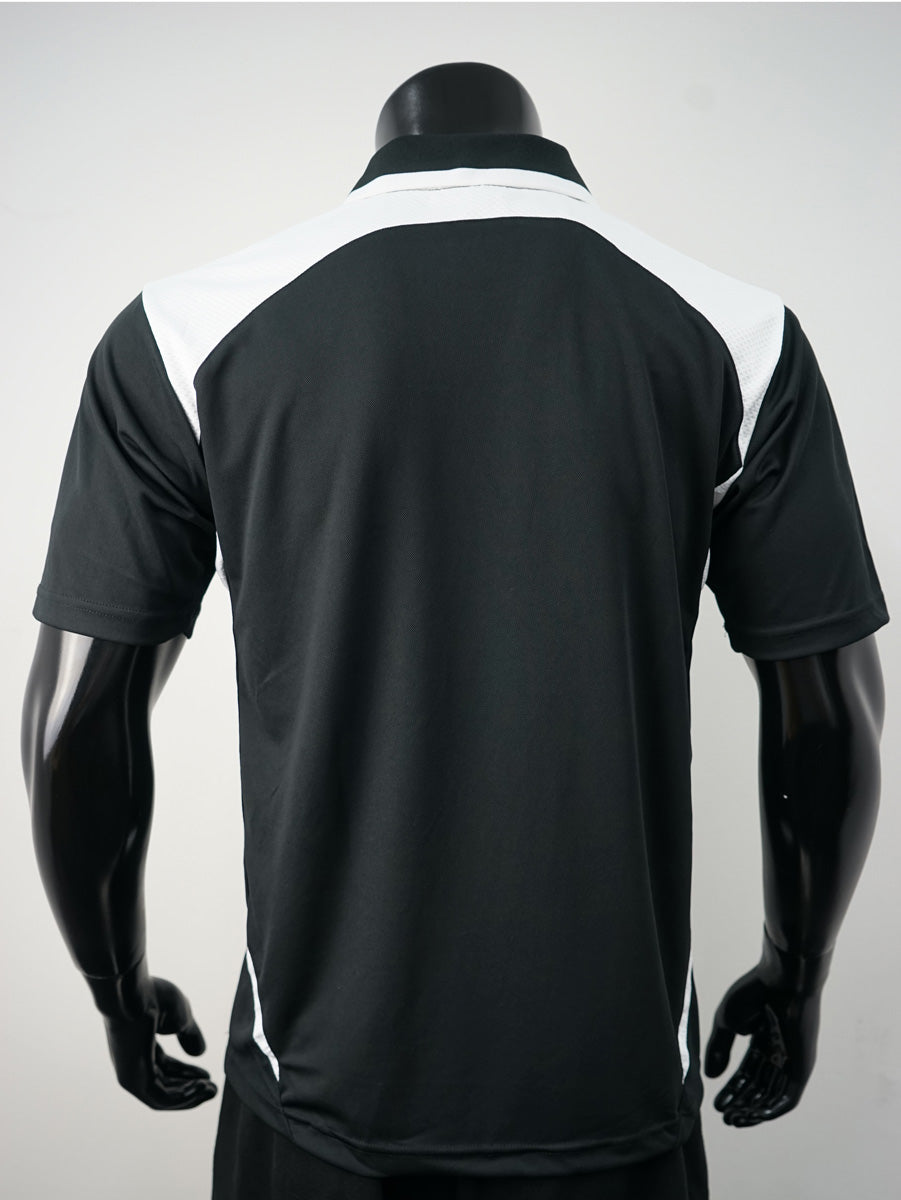 Unisex Adults Honey Comb Contrast Panel Polo detail