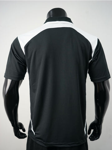 Unisex Adults Honey Comb Contrast Panel Polo detail
