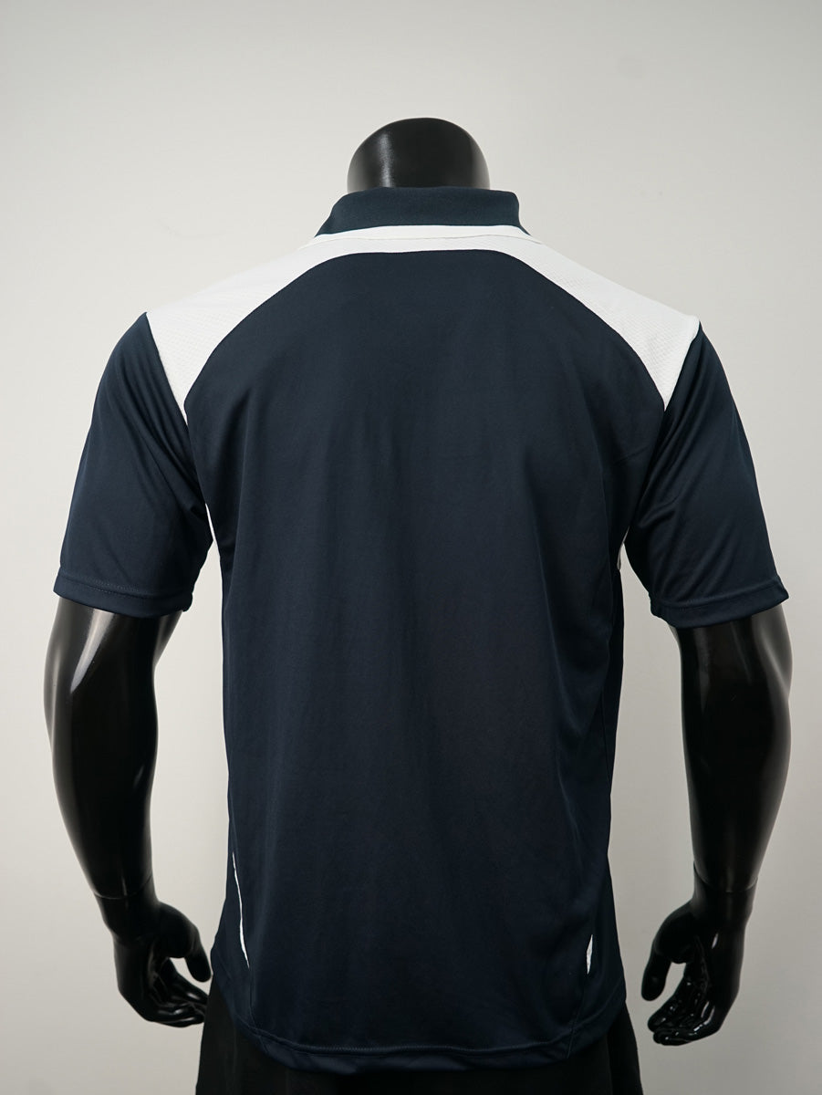 Unisex Adults Honey Comb Contrast Panel Polo detail