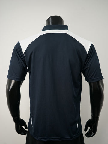 Unisex Adults Honey Comb Contrast Panel Polo detail