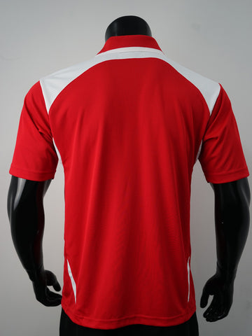 Unisex Adults Honey Comb Contrast Panel Polo detail
