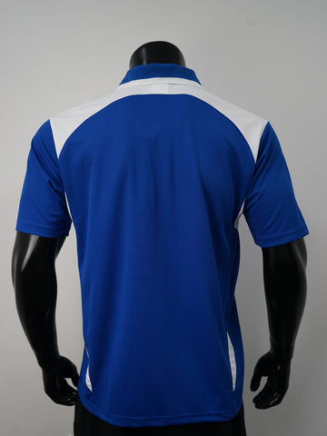 Unisex Adults Honey Comb Contrast Panel Polo detail