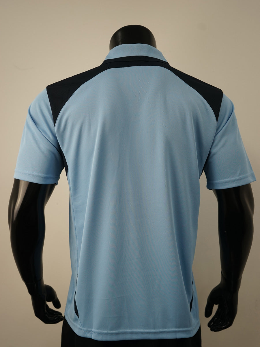 Unisex Adults Honey Comb Contrast Panel Polo detail