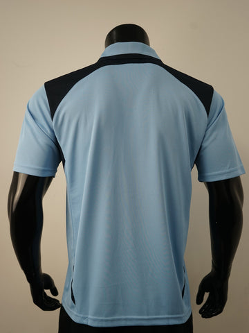 Unisex Adults Honey Comb Contrast Panel Polo detail
