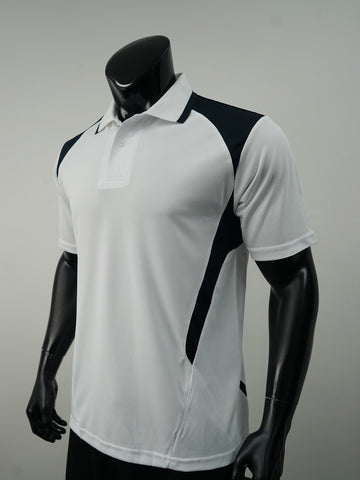 Unisex Adults Honey Comb Contrast Panel Polo detail