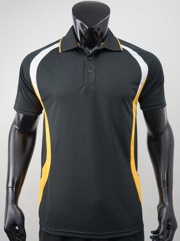 Unisex Adults Sports Panel Polo detail