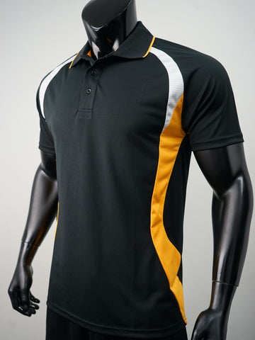 Unisex Adults Sports Panel Polo detail