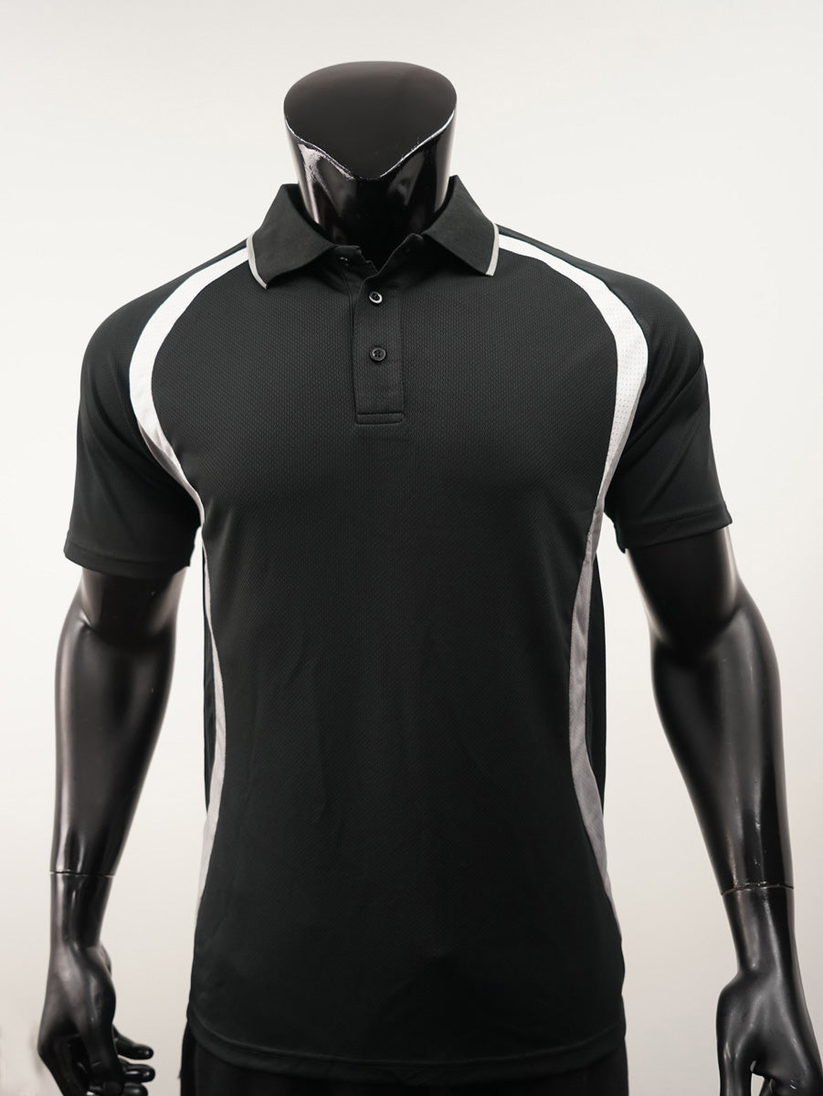 Unisex Adults Sports Panel Polo detail