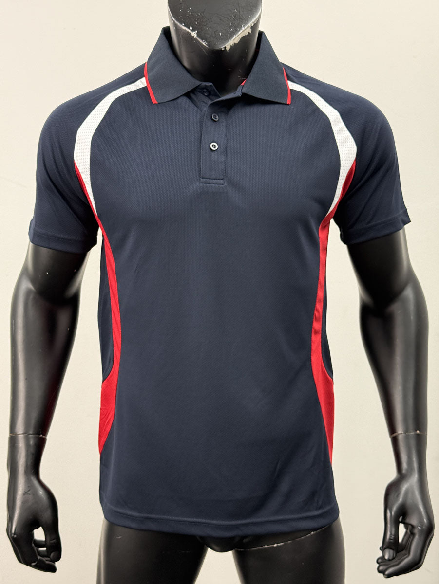 Unisex Adults Sports Panel Polo detail
