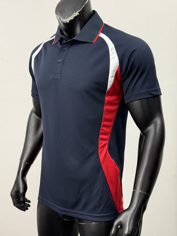 Unisex Adults Sports Panel Polo detail