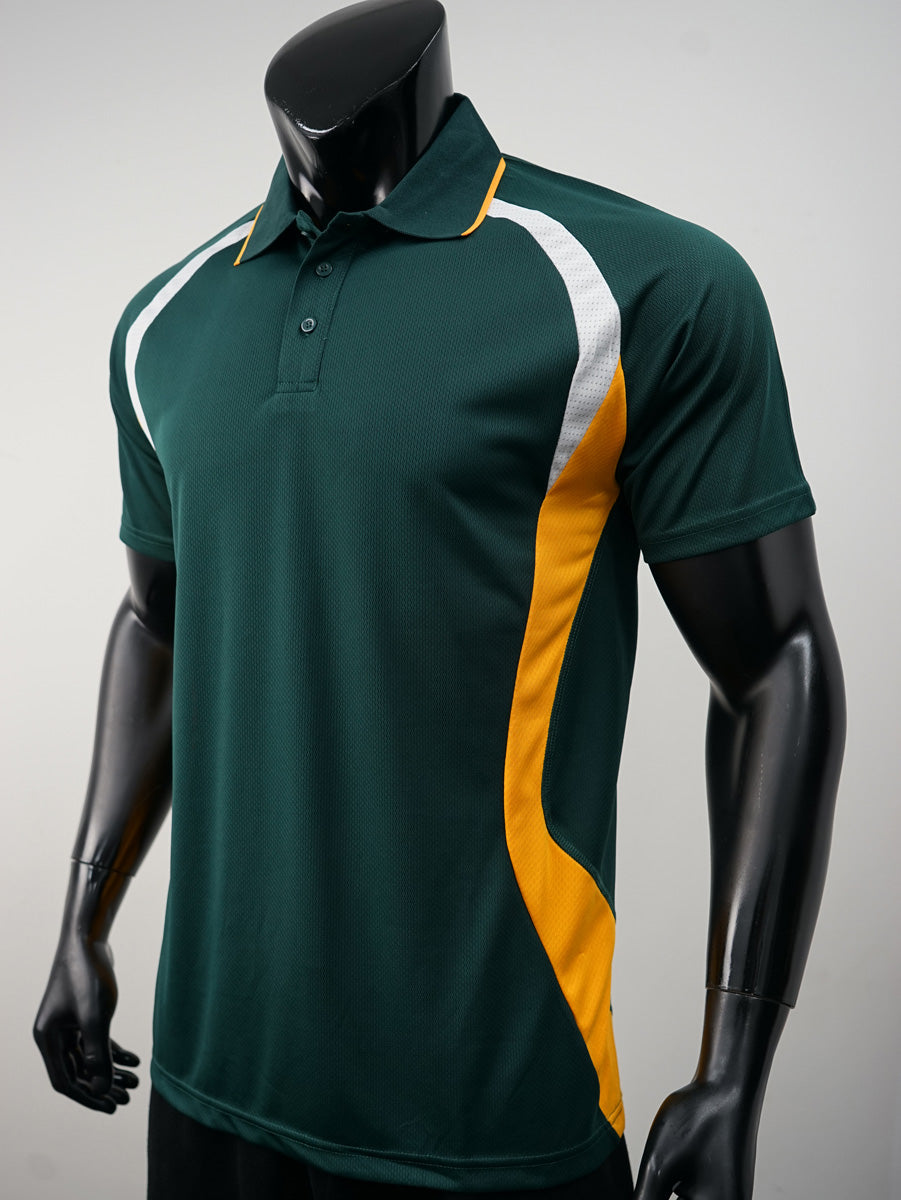 Unisex Adults Sports Panel Polo detail