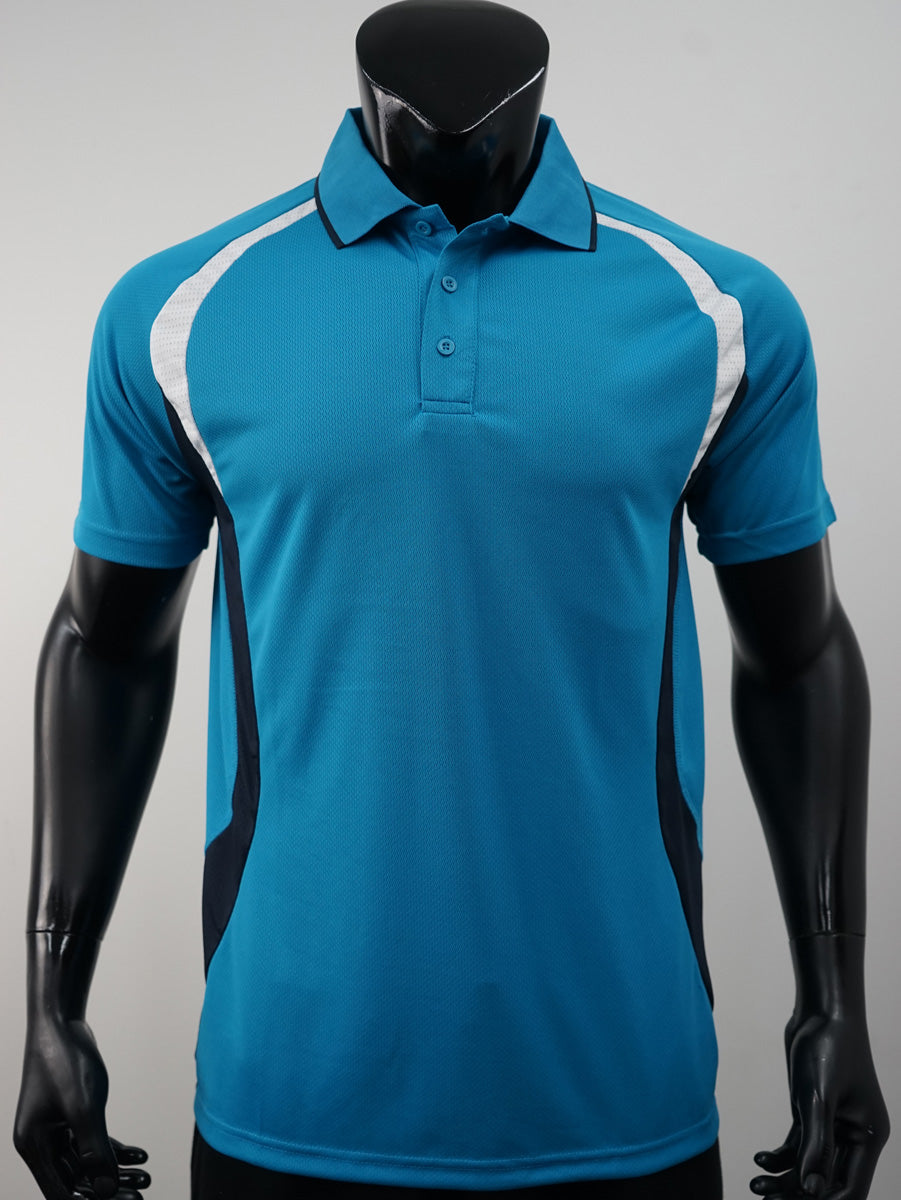 Unisex Adults Sports Panel Polo detail